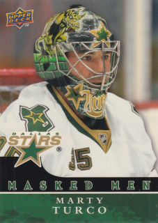 2008-09 UD Series 1 - Marty Turco - Masked Men #MM11