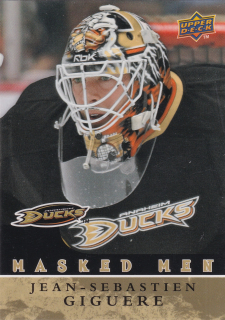 2008-09 UD Series 1 - Jean-Sebastien Giguere - Masked Men #MM9