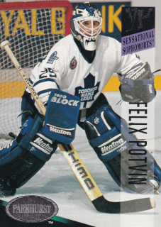 1993-94 Parkhurst - Felix Potvin - Sensational Sophomores #237