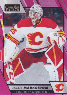 2023-24 UD O-Pee-Chee Platinum - Jacob Markstrom - Matte Pink #6