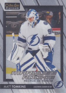 2023-24 UD O-Pee-Chee Platinum - Matt Tomkins - Marquee Rookie #287