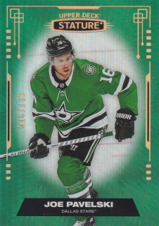 2021-22 UD Stature - Joe Pavelski - Green /149 #49