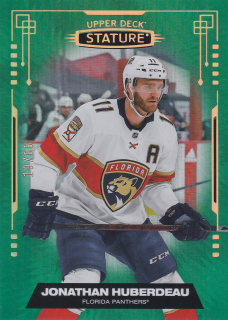 2021-22 UD Stature - Jonathan Huberdeau - Photo Variant Green /66 #88