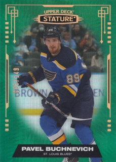 2021-22 UD Stature - Pavel Buchnevich - Green /149 #92