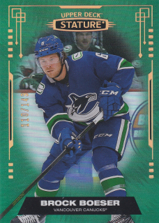 2021-22 UD Stature - Brock Boeser - Green /149 #84