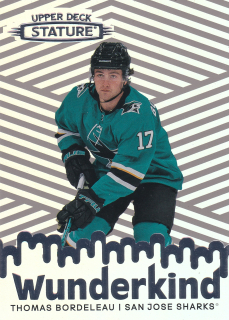 2022-23 UD Stature - Thomas Bordeleau - Wunderkind #W-23