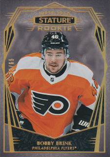 2022-23 UD Stature - Bobby Brink - Rookie Design Variant /65 #154