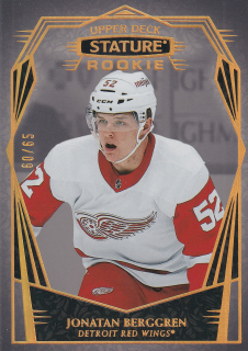 2022-23 UD Stature - Jonathan Berggren - Rookie Design Variant /65 #118