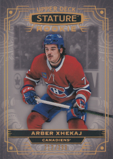 2022-23 UD Stature - Arber Xhekaj - Rookie /399 #187