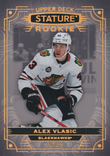 2022-23 UD Stature - Alex Vlasic - Rookie Photo Variant /99 #119