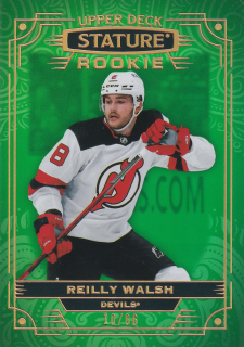 2022-23 UD Stature - Reilly Walsh - Rookie Photo Variant Green /66 #112