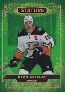 2022-23 UD Stature - Ryan Getzlaf - Photo Variant Green /66 #24