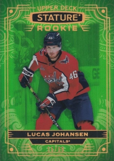 2022-23 UD Stature - Lucas Johansen - Rookie Green /99 #170
