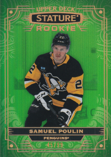 2022-23 UD Stature - Samuel Poulin - Rookie Green /99 #116