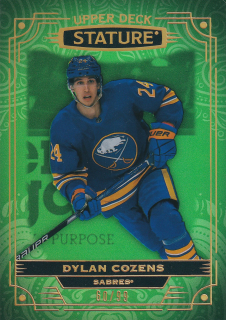 2022-23 UD Stature - Dylan Cozens - Green /99 #72