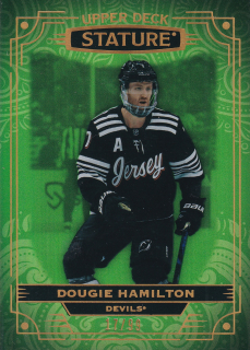 2022-23 UD Stature - Dougie Hamilton - Green /99 #45