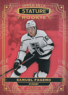 2022-23 UD Stature - Samuel Fagemo - Rookie Red /75 #145