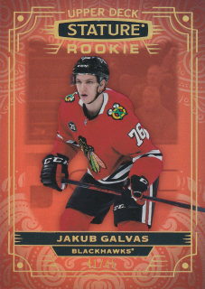 2022-23 UD Stature - Jakub Galvas - Rookie Orange /45 #172