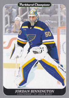 2023-24 UD Parkhurst Champions - Jordan Binnington - Silver #126