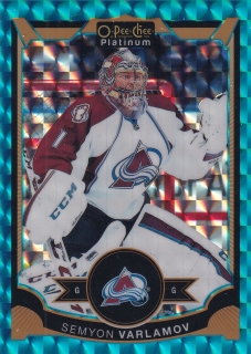2015-16 UD O-Pee-Chee Platinum - Semyon Varlamov - Blue Cubes /75 #43