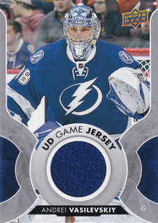 2017-18 UD Series 1 - Andrei Vasilevskiy - UD Game Jersey #GJ-AV