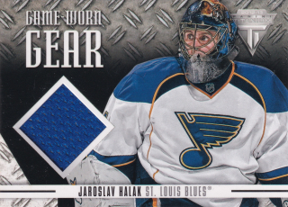2012-13 Panini Titanium - Jaroslav Halák - Game-Worn Gear #GG-JH