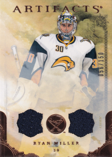 2010-11 UD Artifacts - Ryan Miller - Bronze Jersey/Jersey /150 #11