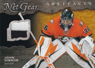 2021-22 UD Artifacts - John Gibson - Net Gear #NG-JG