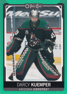 2021-22 UD O-Pee-Chee - Darcy Kuemper - Neon Green Border /50 #449