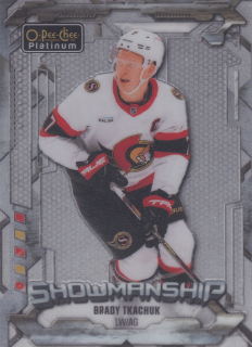 2024-25 UD O-Pee-Chee Platinum - Brady Tkachuk - Showmanship #S-3