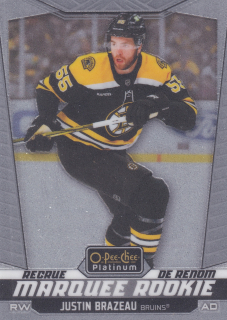 2024-25 UD O-Pee-Chee Platinum - Justin Brazeau - Marquee Rookie #217