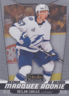 2024-25 UD O-Pee-Chee Platinum - Declan Carlile - Marquee Rookie #255