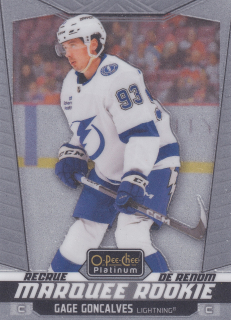 2024-25 UD O-Pee-Chee Platinum - Gage Goncalves - Marquee Rookie #257