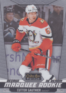 2024-25 UD O-Pee-Chee Platinum - Cutter Gauthier - Marquee Rookie #201