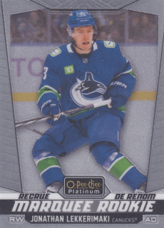 2024-25 UD O-Pee-Chee Platinum - Jonathan Lekkerimaki - Marquee Rookie #281
