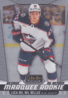 2024-25 UD O-Pee-Chee Platinum - Luca Del Bel Belluz - Marquee Rookie #231