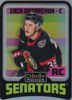 2024-25 UD O-Pee-Chee Platinum - Zach Ostapchuk - Retro Rainbow #R85