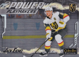 2024-25 UD O-Pee-Chee Platinum - Jack Eichel - Power Playmakers #PM-13