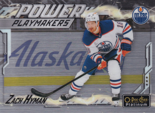 2024-25 UD O-Pee-Chee Platinum - Zach Hyman - Power Playmakers #PM-4