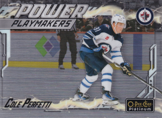 2024-25 UD O-Pee-Chee Platinum - Cole Perfetti - Power Playmakers #PM-8