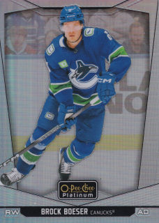 2024-25 UD O-Pee-Chee Platinum - Brock Boeser - Rainbow #125