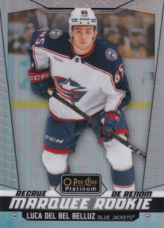 2024-25 UD O-Pee-Chee Platinum - Luca Del Bel Belluz - Marquee Rookie Rainbow #231