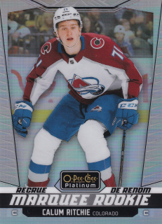 2024-25 UD O-Pee-Chee Platinum - Calum Ritchie - Marquee Rookie Rainbow #274