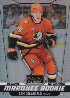 2024-25 UD O-Pee-Chee Platinum - Sam Colangelo - Marquee Rookie Rainbow #210
