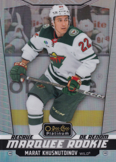 2024-25 UD O-Pee-Chee Platinum - Marat Khusnutdinov - Marquee Rookie Rainbow #236