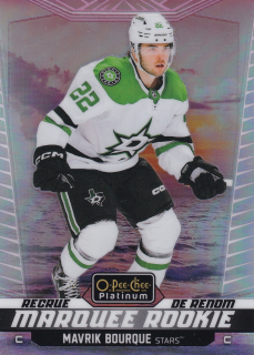 2024-25 UD O-Pee-Chee Platinum - Mavrik Bourque - Marquee Rookie Sunset #205