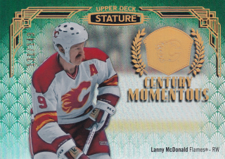 2020-21 UD Stature - Lanny McDonald - Century Momentous Green /149 #CM-4