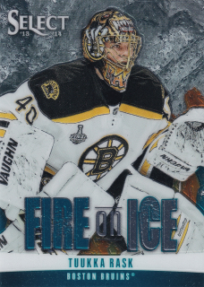 2013-14 Panini Select - Tuukka Rask - Fire On Ice Blue #FS-4