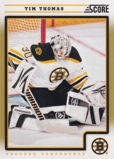 2012-13 Score - Tim Thomas - Gold Rush #57