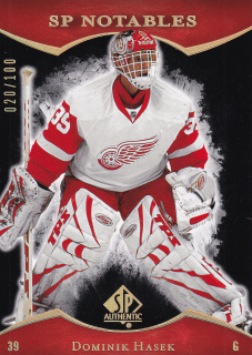 2007-08 UD SP Authentic - Dominik Hašek - SP Notables Limited /100 #140
